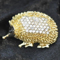 Hedgehog, Gold & Diamante