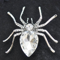 Spider, Clear Diamante  NEW ARRIVAL