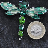 Dragonfly, Deep Green Crystal, A6/11-14