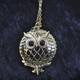 Owl, eyeglass pendant