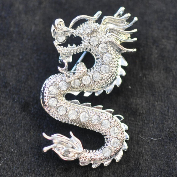 Dragon, Silver & Crystal