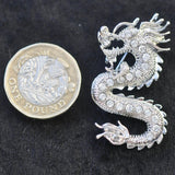 Dragon, Silver & Crystal