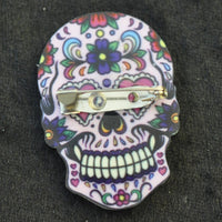 Skull, day of the dead, love heart