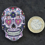 Skull, day of the dead, love heart