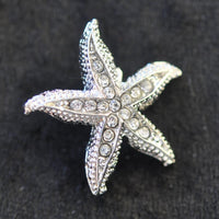 Starfish, Silver, miniature