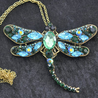 Large Green Dragonfly, Brooch & Necklace  NEW ARRIVAL
