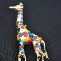 Muliticoloured Enamelled Giraffe, A6/11-7